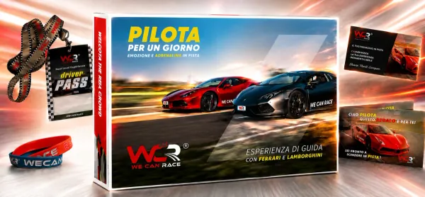 Cofanetto fisico We Can Race con gadget ufficiali